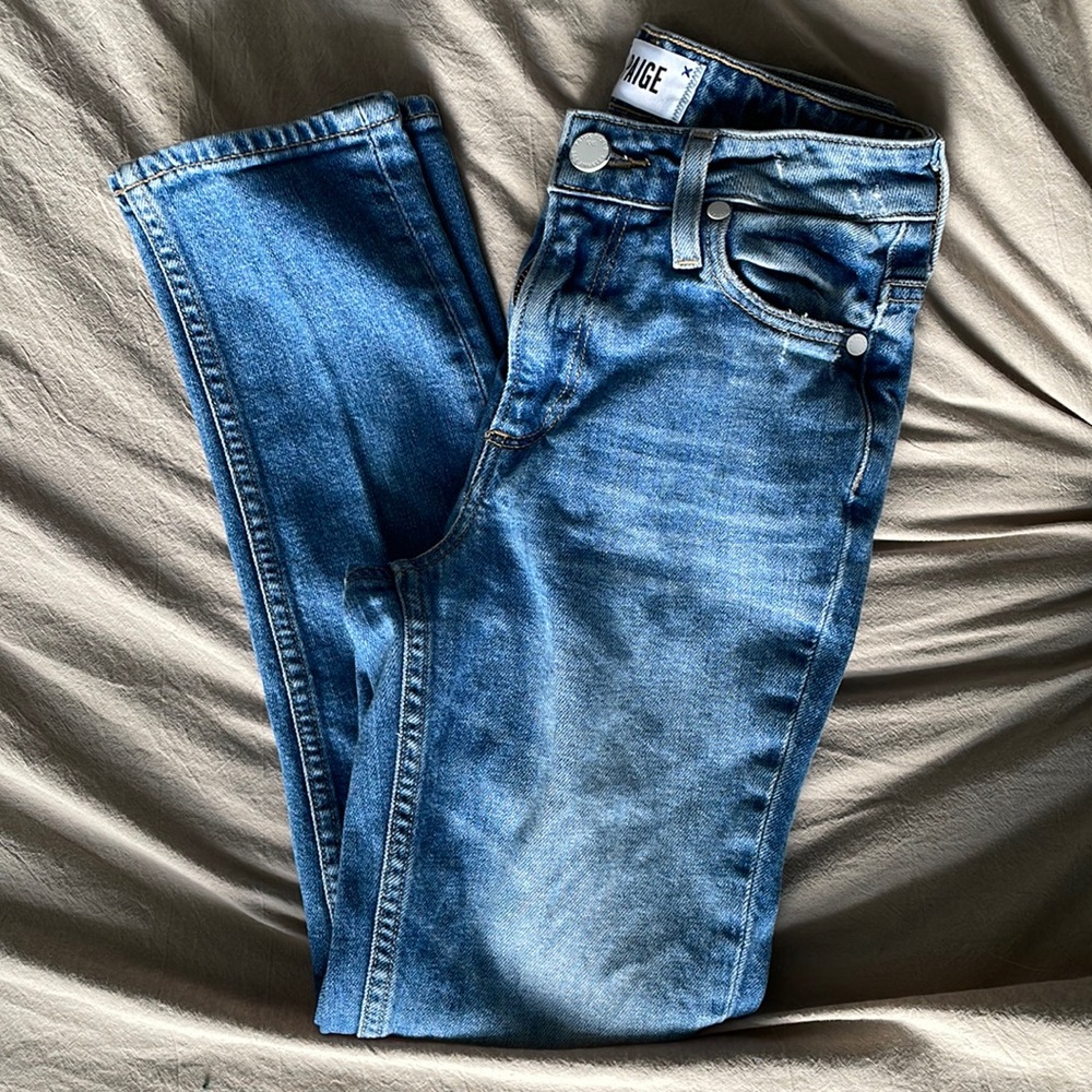 Paige Hoxton Slim Crop Jeans
